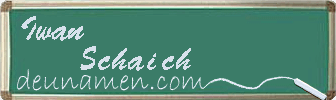 Iwan Schaich Visitenkarte